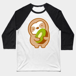 Cute Kiwi Sloth Baseball T-Shirt